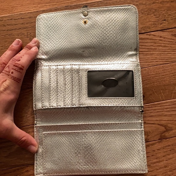 G by Guess silver denim leather wallet - Picture 11 of 16
